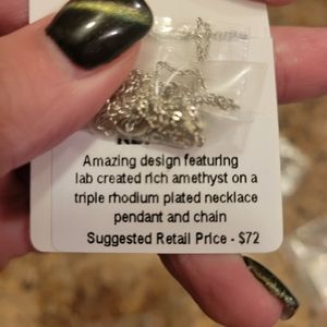Amethyst necklace